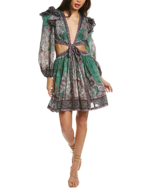 Zimmermann Anneke Ruffle Mini Dress [Retail $695]