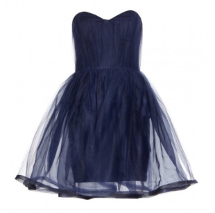 Alice + Olivia Blue Tulle Dress [Retail $550]