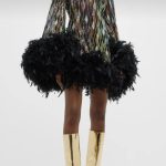 Bronx & Banco Farah Feather-Trim Sequin Mini Dress
