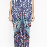 Camilla Blue Silk Tent Dress [Retail $850]