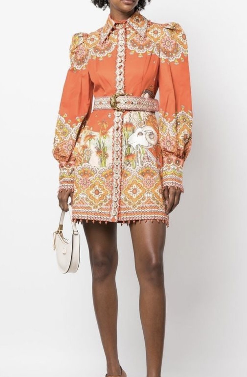 Zimmermann Kaleidoscope Aries printed shirt dress