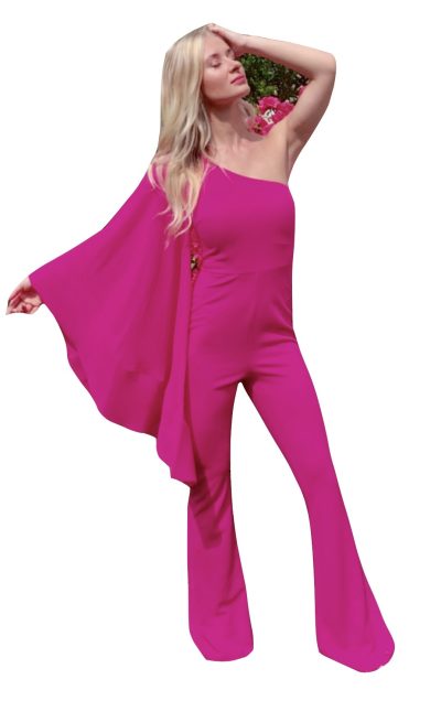 Hot Pink Jumpsuit [Retail $140]