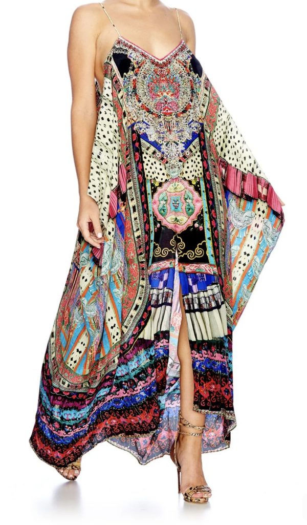 Camilla Shoestring Strap Kaftan About A Girl [Retail $599]