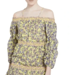 Dorothy Off Shoulder Mini Dress by Alice & Olivia [Retail $375]