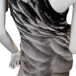 Roberto Cavalli Snake Print Cocktail Dress with Embellishment