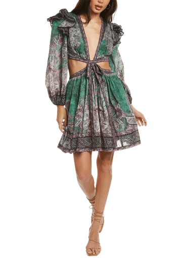 Zimmermann Anneke Ruffle Mini Dress