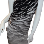 Roberto Cavalli Snake Print Cocktail Dress with Embellishment