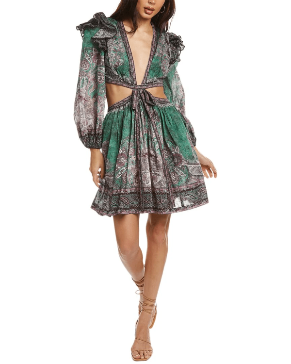 Zimmermann Anneke Ruffle Mini Dress