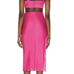 Misha Midi Dress in Hot Pink