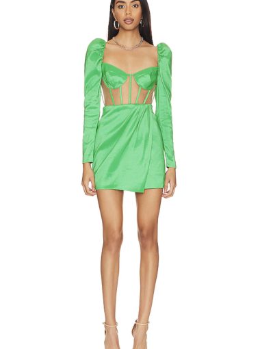 Talulla Dress in bright green