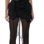 Three dimensional floral dress