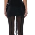 Three dimensional floral dress