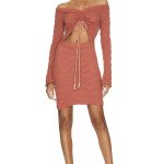 Anastasia Dress in Red Clay