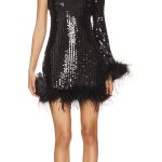 Camila Coelho one shoulder sequin dress 