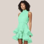 Elliatt Mint Legacy Ruffle Dress Cropped