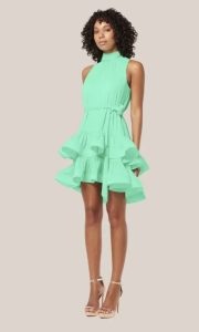 Elliatt Mint Legacy Ruffle Dress