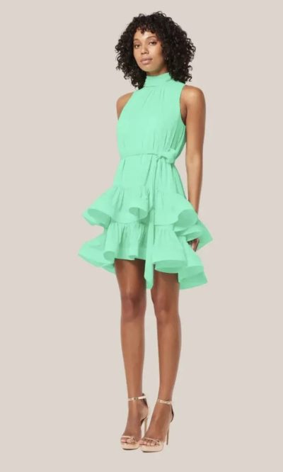 Elliatt Mint Legacy Ruffle Dress