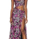 Lovers + Friends Elysian Gown in Mariposa Multi
