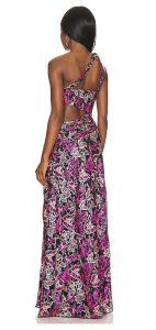 Lovers + Friends Elysian Gown in Mariposa Multi