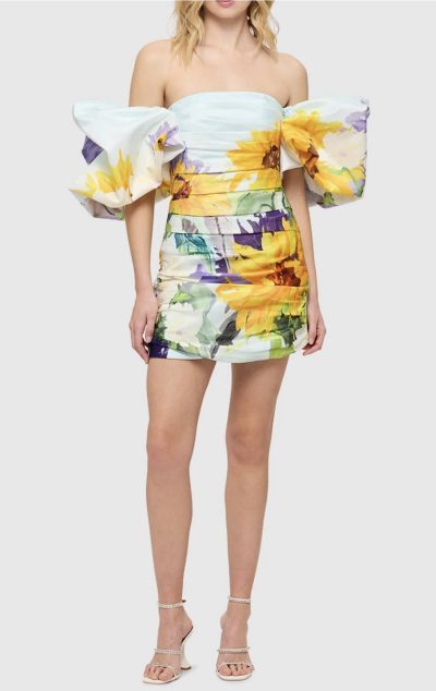 Leo Lin Floral mini dress