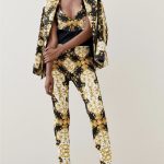 Karen Millen Baroque Print Jumpsuit