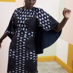 Sika Cape midi dress