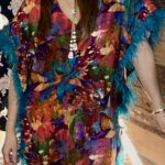 Lotus Maura Feather Dress.