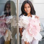 Large Floral Embellished Dress