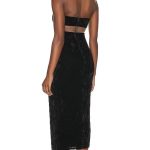 Finna Midi Dress in Black