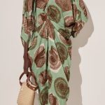 Shells Ruched Midi Dress