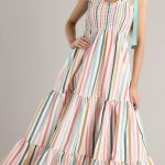 Wishing For You Desert Sage Multi Stripe Maxi Dress