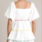 Aurora Dream White Multi Ricrac Mini