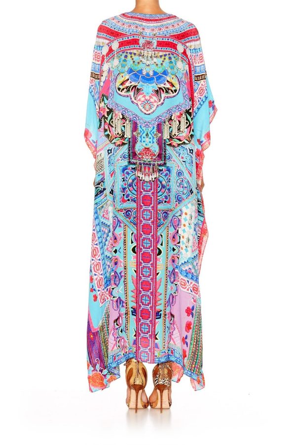 Camilla Long Lace Up Kaftan