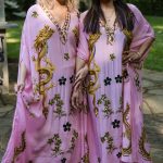 in house embellished kaftan