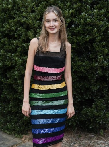 Rainbow Midi Dress