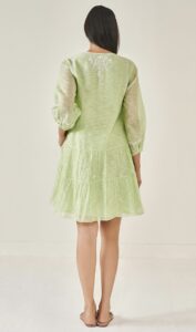 Anita Dongre Clover Chikankari Embroidered Dress