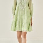 Anita Dongre Clover Chikankari Embroidered Dress