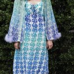 Anna Sui Matching Slip Dress and Jacket Set