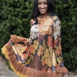 Celia B Multi groovy sequin dress