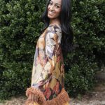 Celia B Multi groovy sequin dress