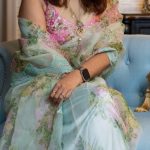 In house Chiffon saree