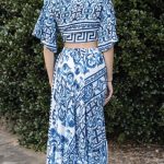 Mykonos Blouse and Skirt Set