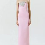 Embellished Column off shoulder maxi dress