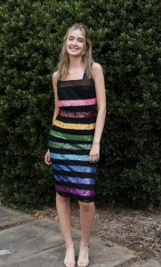 Rainbow Midi Dress