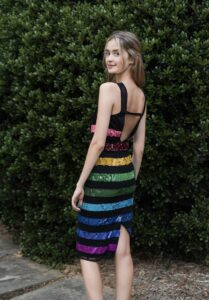 Rainbow Midi Dress