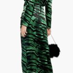 Top Shop Ruched long sleeve dress 