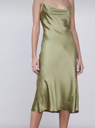 Allen Schwartz Silk slip dress