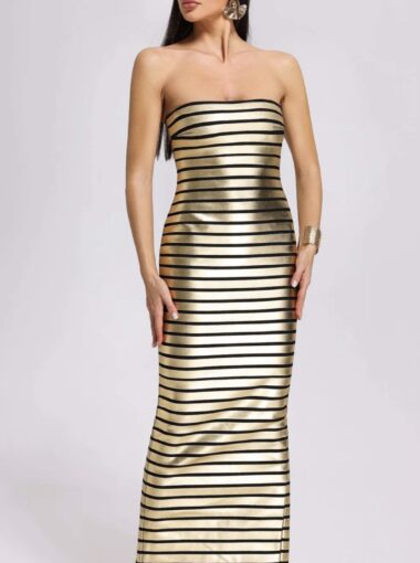 Blair striped maxi dress