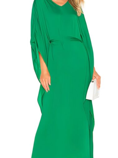 Georgina's green kaftan