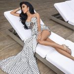 Bunny dress Bustier polka dot mini